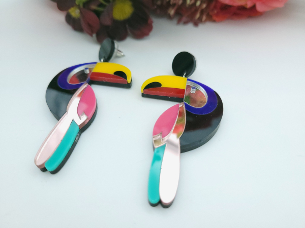 Toucan Ohrhänger mit Stecker